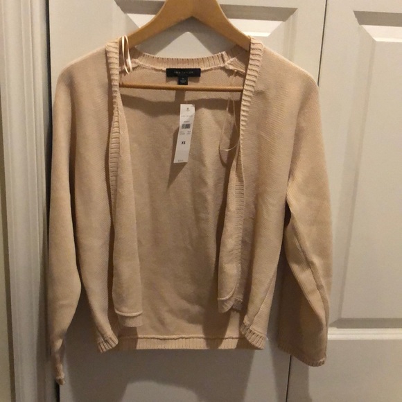 Ann Taylor cropped open cardigan - Picture 2 of 4